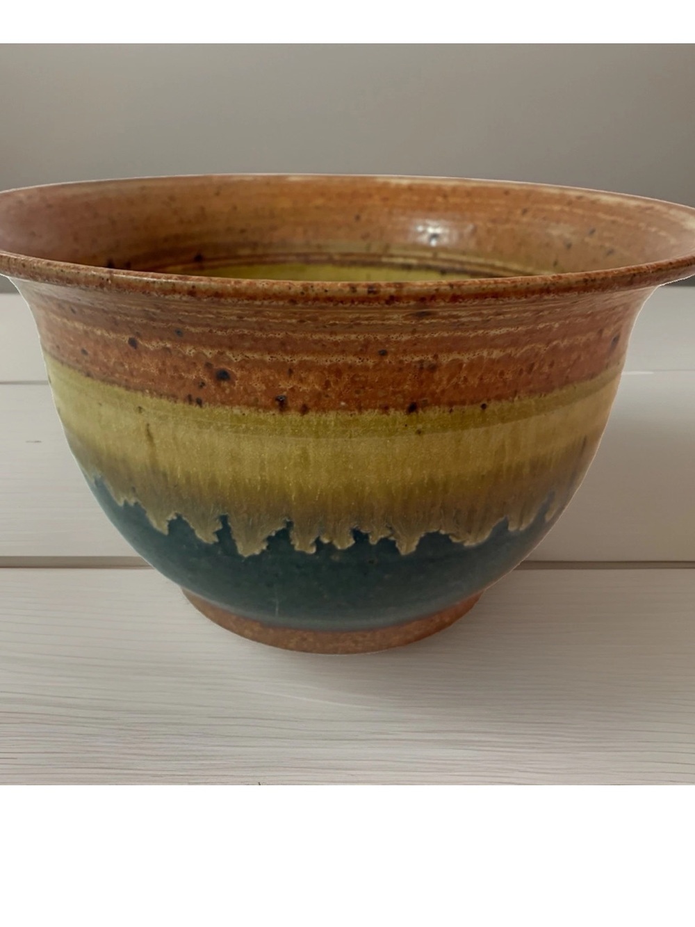 Vtg Bill Coombs Studio Pottery Bowl 1978 Signed Stoneware Art Ceramics Rustic